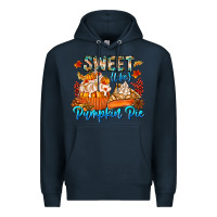 Navy Sweet Like Pumpkin Pie Premium Hoodie - CowhideDigitalArt