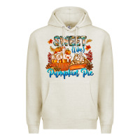 Oatmeal Heather Sweet Like Pumpkin Pie Premium Hoodie - CowhideDigitalArt