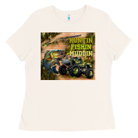 Bone huntin fishin muddin Ladies Tee - TumblerDesignByShophia