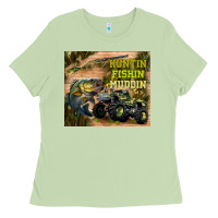 Matcha huntin fishin muddin Ladies Tee - TumblerDesignByShophia