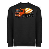 Black cement truck Heavyweight Sweatshirt - Artiststas