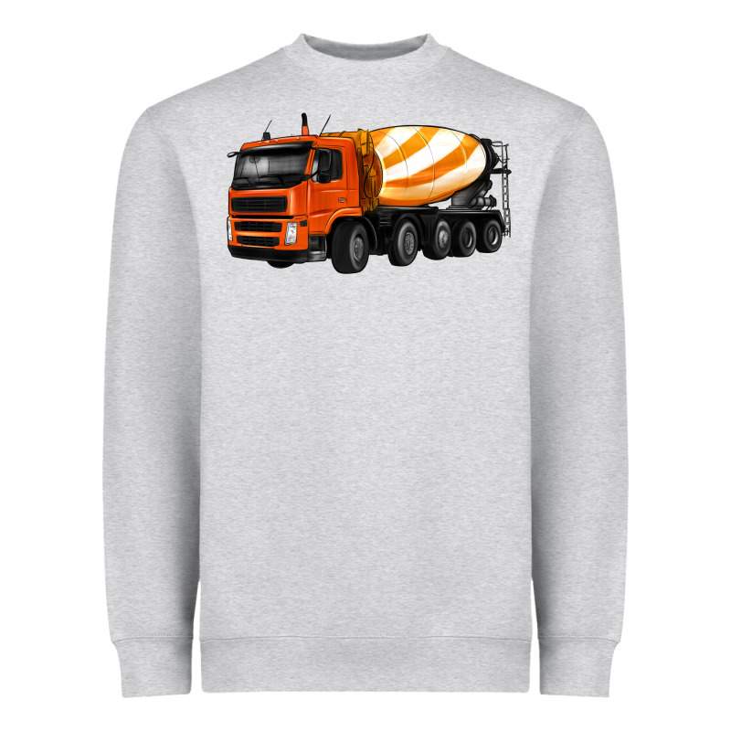 Cement Truck Heavyweight Sweatshirt by Artiststas | Teevron
