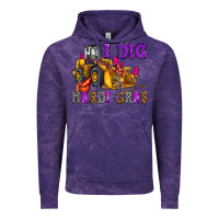 Cloud Purple i dig mardi gras olivia Vintage Hoodie - OliviaCreatesArt
