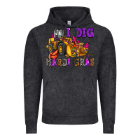 Vintage Black i dig mardi gras olivia Vintage Hoodie - OliviaCreatesArt