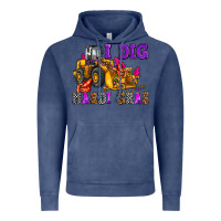 Vintage Denim i dig mardi gras olivia Vintage Hoodie - OliviaCreatesArt