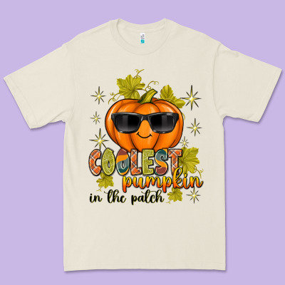 Coolest Pumpkin In The Patch Premium Tee Designed By Texasbilliewilder