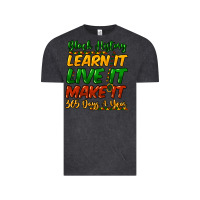 Vintage Black Black history learn it live it make it 365 days Vintage Tee - HowdyJamesFarm