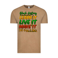 Vintage Coffee Black history learn it live it make it 365 days Vintage Tee - HowdyJamesFarm