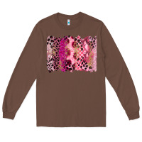 Chestnut breast cancer brushstroke Long Sleeve Tee - FaDigitalArtStudio