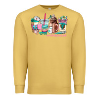 Antique Gold medical assistant coffee cup Premium Sweatshirt - AdoDesignShop