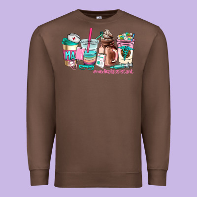 Medical Assistant Coffee Cup Premium Sweatshirt Designed By Adodesignshop