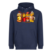 Navy softball coffee cups Heavyweight Hoodie - AdoDesignShop