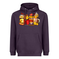 Plum softball coffee cups Heavyweight Hoodie - AdoDesignShop
