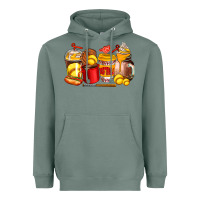 Sage softball coffee cups Heavyweight Hoodie - AdoDesignShop