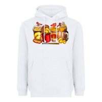 White softball coffee cups Heavyweight Hoodie - AdoDesignShop