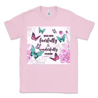 Bubblegum Pink you are fearfully and wonderfully made Classic Tee - TumblerDesignByShophia