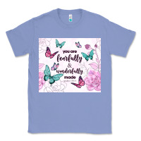 Colony Blue you are fearfully and wonderfully made Classic Tee - TumblerDesignByShophia