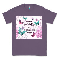 Lavender you are fearfully and wonderfully made Classic Tee - TumblerDesignByShophia