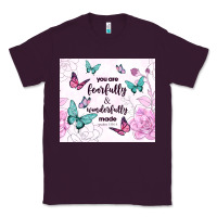 Plum you are fearfully and wonderfully made Classic Tee - TumblerDesignByShophia
