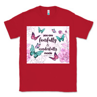 Red you are fearfully and wonderfully made Classic Tee - TumblerDesignByShophia