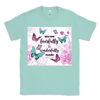 Seafoam you are fearfully and wonderfully made Classic Tee - TumblerDesignByShophia