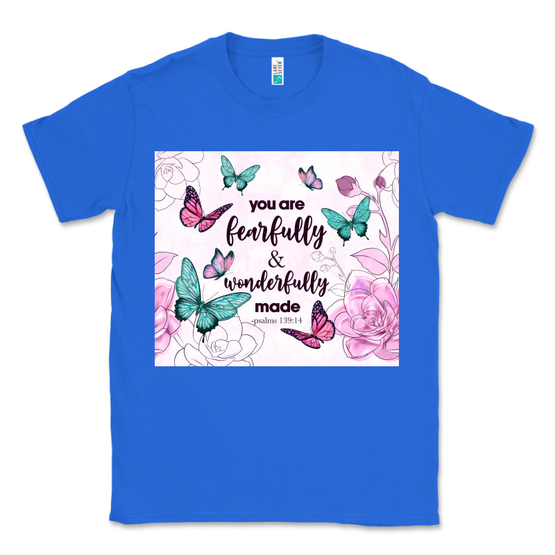 You Are Fearfully And Wonderfully Made Classic Tee by TumblerDesignByShophia | Teevron