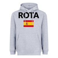 Heather Grey rota spain spanish flag city vacation travel gift pullover hoodie Heavyweight Hoodie - maiPhamDesign
