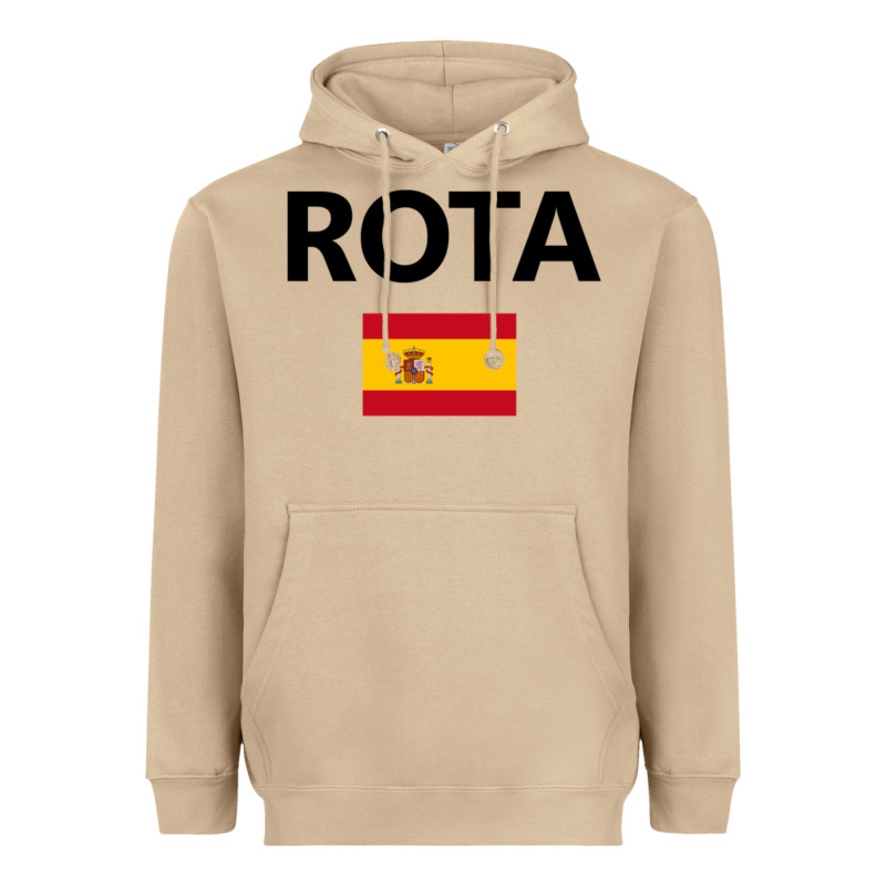 Rota Spain Spanish Flag City Vacation Travel Gift Pullover Hoodie Heavyweight Hoodie by maiPhamDesign | Teevron