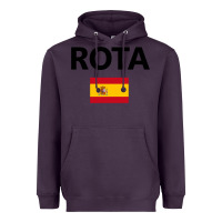 Plum rota spain spanish flag city vacation travel gift pullover hoodie Heavyweight Hoodie - maiPhamDesign