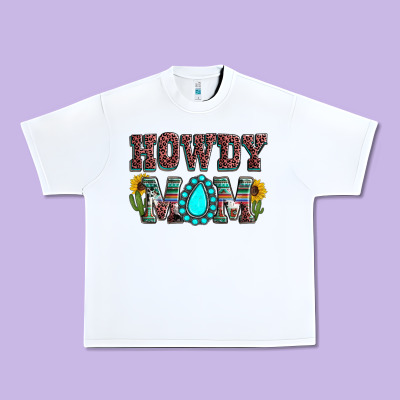 Howdy Mom Mother's Day Urban Heavy Tee Designed By Howdyjamesfarm