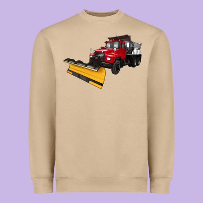 Snow Plow Heavyweight Sweatshirt Designed By Artiststas