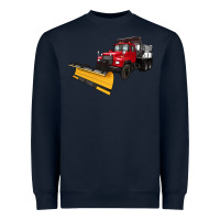 Navy snow plow Heavyweight Sweatshirt - Artiststas