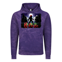 Cloud Purple bigfoot believe christmas Vintage Hoodie - FaDigitalArtStudio