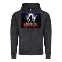 Vintage Black bigfoot believe christmas Vintage Hoodie - FaDigitalArtStudio
