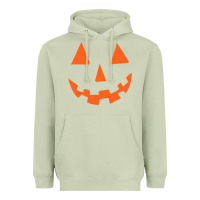Matcha Halloween Pumpkin Face Gift Creepy Spooky Horror Heavyweight Hoodie - maiPhamDesign