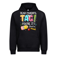 Black dear parents tag youare it teacher Urban Hoodie - JahusDesignShop