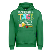 Emerald dear parents tag youare it teacher Urban Hoodie - JahusDesignShop