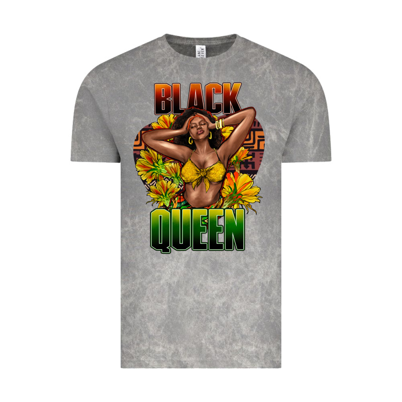 Black Queen Afro Vintage Tee by HowdyJamesFarm | Teevron