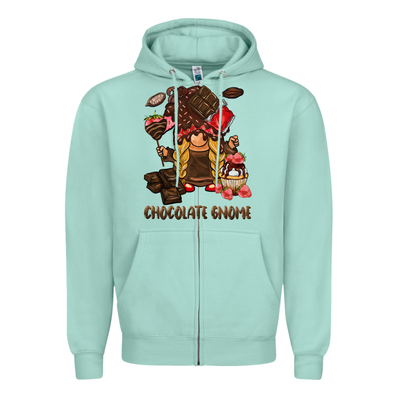 Chocolate Gnome Zipper Hoodie by BarkalooDesign | Teevron