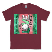 Burgundy for the love of the game golf Classic Tee - Jasminsmagicworld