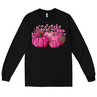 Black Cancer Pumpkins Long Sleeve Tee - FaDigitalArtStudio