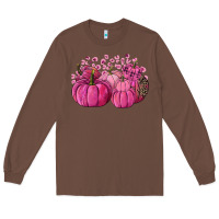 Chestnut Cancer Pumpkins Long Sleeve Tee - FaDigitalArtStudio
