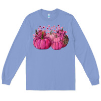 Colony Blue Cancer Pumpkins Long Sleeve Tee - FaDigitalArtStudio