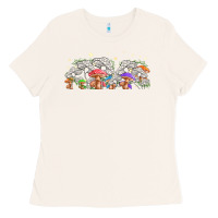 Bone magic mushroom Ladies Tee - TumblerDesignByShophia