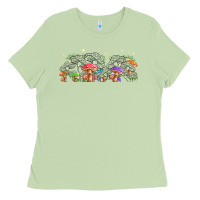 Matcha magic mushroom Ladies Tee - TumblerDesignByShophia
