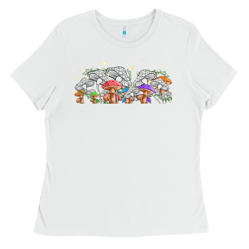 Magic Mushroom Ladies Tee by TumblerDesignByShophia | Teevron
