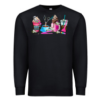 Black hair stylist coffee cup Premium Sweatshirt - AdoDesignShop