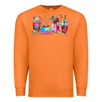 Carrot hair stylist coffee cup Premium Sweatshirt - AdoDesignShop