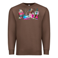 Chestnut hair stylist coffee cup Premium Sweatshirt - AdoDesignShop