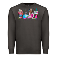 Smoke hair stylist coffee cup Premium Sweatshirt - AdoDesignShop